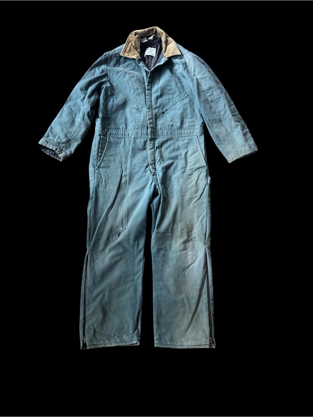 Vintage Walls Zero-Zone Coveralls XL Short Insulated Workwear USA